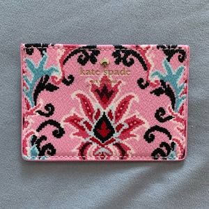 NEW 💕 Kate Spade ♠️ Slim Floral Card Holder
